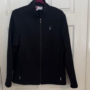 Spyder Women's Black Jacket core sweater.